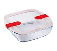 PYREX Plat carré 25 x 22 x 7 cm - Cook & Heat