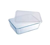 PYREX Plat rectangulaire avec couvercle 19 x 14 cm - Cook & Store Classic