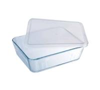 PYREX Plat rectangulaire avec couvercle 22 x 17 cm - Cook & Store Classic