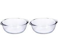 PYREX PREPWARE - Plat rond en verre 26 cm - 2,3 l (Lot de 2)