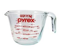 Pyrex Prepware Tasse à mesurer Transparent avec mesures rouges
