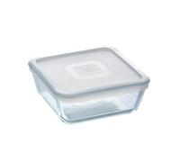 PYREX Récipient carrée avec couvercle 0,85 L - 15 x 15 cm