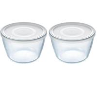 PYREX Recipient Red C/T 1.1L (Lot de 2)