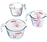 Tasse à Mesurer Pyrex Classic Transparent 0,25 L / 0,5 L / 1 L (3-pièces)