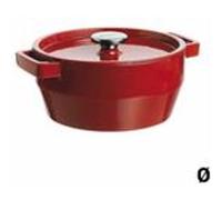 Pyrex Cocotte ronde en fonte SlowCook Compatible tous feux dont induction Ø 24 cm