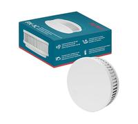 Pyrexx PX-1C Détecteur de fumée sans Fil, Pile de 10 Ans, Support magnétique sans perçage et clignotement des LED, certifié Selon Le Label Q, Blanc, Lot de 1