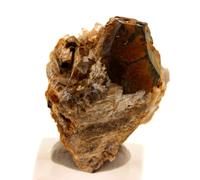 PYRITE + CALCITE + DOLOMITE en provenance de FRANCE, Lamalou-les-Bains - Pierre Naturelle avec Certificat d'Authenticité Inclus 13.0 ct - 18 x 12 x 11 mm G