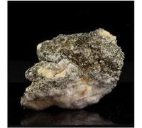PYRITE + DOLOMITE - Pierre Naturelle en Provenance de SUISSE, Carrière de Lendenbach, Binntal - Magnifique combinaison de pyrite et dolomite,