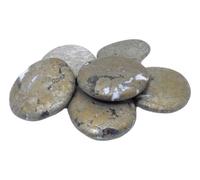 Pyrite - Galet plat en Pyrite naturelle vendu a la l'unité - pierres fines - idéal pour méditation - bien-être - décoration, cadeau femme/homme - anniversaire ou événement spécial