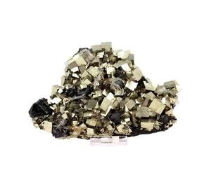 Pyrite, Quartz, Sphalerite. 5405.0 Ct. (1,08 Kg) Huaron Mines, Pérou.