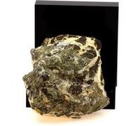 PYRITE + TALC - Pierre et Minéral Naturel en Provenance de France, Luzenac, Ariège - Mélange de Pyrite et Talc, Échantillon de Collection 801.5 ct - Certificat d'Authenticité Inclus 72 x 52 x 29 mm Na