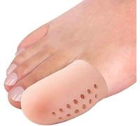 PYRJIN Protection gros orteil, 10 Pièces Capuchons d'orteils, Protège Gros Orteil Silicone, d'orteil Doux et Confortable pour Soulager Pied la Douleur et Contre Les Ampoules et Cors. (Beige)