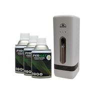 Pyrnat 3x250ml Insecticide au Pyrethre avec Diffuseur Automatique Anti-mouches, Moustiques, Punaise de Lit Très Efficace contre les insectes volants et rampants. (4)