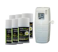 PYRNAT PLUS Insecticide aérosol au Pyrèthre Lot de 6x250ml avec Diffuseur | Teneur élevée en extrait de pyrèthre pour une action ciblée contre les mouches, moustiques, moustiques-tigres, mites