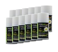 PYRNAT PLUS Insecticide aérosol contre les insectes 12x250 ml (Lot de 12) | Teneur élevée en extrait de pyrèthre pour une action ciblée contre les mouches, moustiques, moustiques-tigres, mites
