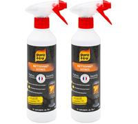 Pyro feu - Nettoyant Vitres, Fours, Rôtissoires, Hottes, Grilles, Plaques Chauffantes - Produit Ménager avec Sécurité Enfant - Pulvérisateur Mousse de Fabrication Française - 500ml (Lot de 2)