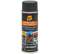 Pyro Feu Peinture Thermique 900° Anthracite aérosol 400 ML