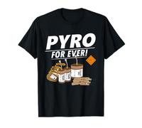 Pyro for Ever Silvester T-Shirt pyrotechnique feu d'artifice T-Shirt
