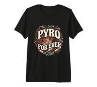 Pyro Forever Retro T-Shirt Haut de Gamme
