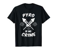 Pyro is NO Crime Feux d'artifice Design du Nouvel an T-Shirt
