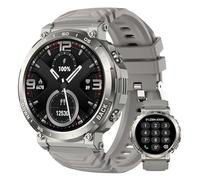 PYRODUM Montre Connectée Homme, Montre de Sport Étanche, 110+ Modes Sportif, Podometre, 24/7 Cardiofrequencemetre/SpO2/Sommeil, Mot de Passe, Appel Bluetooth, 1.52" Montre Sport Homme pour Android iOS