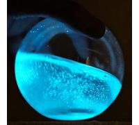 PyroFarms Bio-Orb Bioluminescent Terrarium Bleu Transparent Moderne Vivarium Intérieur pour Poisson