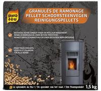 Pyrofeu - Granulés de Ramonage - 1,5kg - Entretien des Poêles, Inserts et Chaudières à Pellets - Destruction par Catalyse - pour Un Tirage et Un Rendement Optimaux