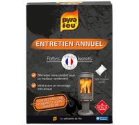 Pyrofeu - Poudre de ramonage annuel Pyrofeu 3 x 250 gr