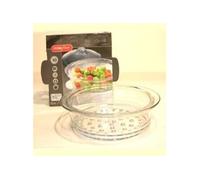 PYROFLAM - Panier vapeur 20 cm Verre à feu transparent * [Cuisine]