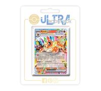 Pyroli ex 014/131 Téracristal - Ultraboost X Écarlate et Violet 8.5 Évolutions Prismatiques - Coffret de 10 Cartes Pokémon Françaises