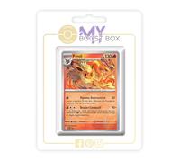 Pyroli SV167 Holo - Myboost X Écarlate et Violet 8.5 Évolutions Prismatiques - Coffret de 10 Cartes Pokémon Françaises