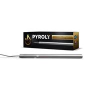 PYROLY Bougie d'allumage pour poêle à granulé compatible BESTOVE/EDILKAMIN/LA NORDICA EXTRAFLAME (155mm - Ø9,9mm - 300 W - lisse) Qualité supérieure avec connecteurs