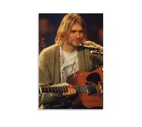 PYROSUN Kurt Cobain Poster sur toile Peinture à l'huile Peintre mural Décoration d'intérieur Album de musique Peinture décorative classique Art mural sans cadre 30 x 45 cm