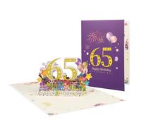 Pyrotechnics Carte de vœux pop-up au design 3D élégant pour anniversaires, festivals, célébrations - Choix attentionné pour les amis, la famille,