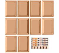 PYRUVAE 10 Pièces Cadre photo miniature pour maison de poupée, peinture et loisirs créatifs, accessoires pour maison de poupée à l'échelle 1:12, maquettes, micro-paysage