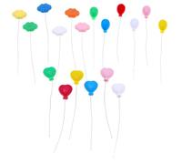 PYRUVAE 18 Pièces Mini Ballons, Modèle de mini Ballons pour Maison Poupée, Petits Accessoires Décoratifs Little Ornements Bricolage, Miniatures Figurines Maisons Poupées