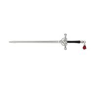 PYRUVAE 2 Pièces Baguette Cheveux Forme d'Épée avec Pompon, Épingle à Cheveux Chinoise en Métal Style Vintage pour Femme et Fille, Accessoire Coiffure pour Mariage, Cosplay Médiéval et Quotidien