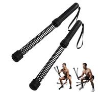 PYRUVAE 2 Pièces Corde Musculation, Corde, Battle Rope, sans Cordon, Résistance Ajustable Équipement Fitness, pour Entraînement à Domicile, Salle de Sport, Cardio, HIIT