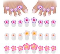 PYRUVAE 24 Pièces Separatore Dita Piede, Distanziatore Dita Piedi, Separatori Dita Piedi, Attrezzi Per Smalto Unghie, Attrezzi Per Pedicure