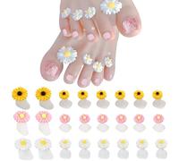 PYRUVAE 24 Pièces Separatore Dita Piede, Distanziatore Dita Piedi, Separatori Dita Piedi, Attrezzi Per Smalto Unghie, Attrezzi Per Pedicure, Pour Application De Vernis À Ongles