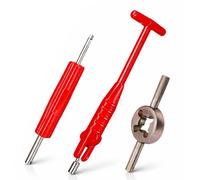 PYRUVAE 3 Pièces Demonte Valve/Extracteur de Noyau Valve, Outil Réparation Pneus pour Voiture/Auto, Moto, Vélo/VTT, Valve Pneu Remover, Voiture, Tubeless, Obus Le Voiture Montage et l'Entretien