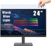 PYS Filtre Anti Lumiere Bleue PC 24 Pouces 16:9, Amovible Protection Ecran 24 inch, Film Mat Ecran PC 24 Pouces, Protege Anti-reflet Moniteur 24 Pouces