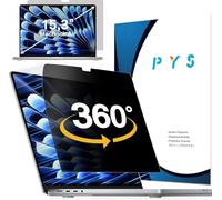 PYS Filtre de Confidentialité pour Macbook Air 15 Pouces M4 (2025), M3 (2024), M2 (2022) - Filtre Anti-Espion 360°, Protecteur Antireflet Mat, Film Résistant Aux Rayures, Filtres d'écran