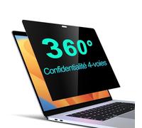 PYS Filtre de Confidentialité pour Macbook Pro 13 Pouces (2016-2022, M1, M2) - Filtre Anti-Espion 360°, Protecteur Antireflet Mat, Film Résistant Aux Rayures