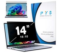 PYS Filtre écran Confidentialité 14 Pouces 16:10 - Protecteur d'écran Anti Espion, Film Anti-Lumière Bleu, Compatible avec HP/Dell/Acer/Lenovo/Thinkpad/Samsung/ASUS