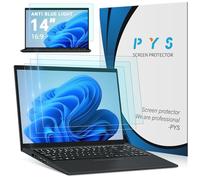PYS Lot de 3 Anti Lumière Bleue Protection D'écran pour Ordinateur Portable 14 Pouces 16:9 - Filtre Anti-Reflet, Résistant Rayures, Anti-Empreintes, Film Mat Protection d'écran 14 Pouces