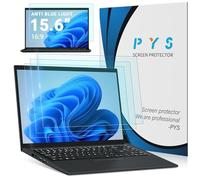 PYS [Lot de 3 Protection D'écran pour Ordinateur Portable 15,6 Pouces 16:9 - Filtre Anti-lumière Bleue et Anti-Reflet, Résistant Rayures, Anti-Empreintes, Film Mat Protection d'écran 15,6 Pouces