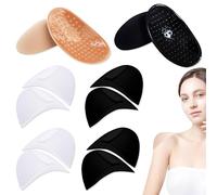 PYSEOSISE Épaulettes, 6 Paires d'Épaulettes Réutilisables, Coussinets D'épaule Auto-Adhésifs en Mousse Respirante pour Veste Manteau Vêtements Femme et Homme