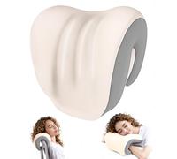 PYserne Coussin de nuque pour fauteuil, chaise de bureau, appuie-tête, coussin de nuque élastique en mousse à mémoire de forme, coussin de soutien des épaules pour chaises de bureau, chaise pivotante