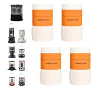 PYserne Lot de 4 mèches de rechange pour poêle à pétrole, pour chauffage à pétrole d'intérieur, 95 x 2,5 x 180 mm